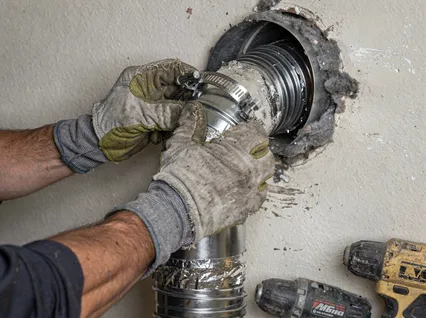Dryer Vent Hose Installation in West Carson