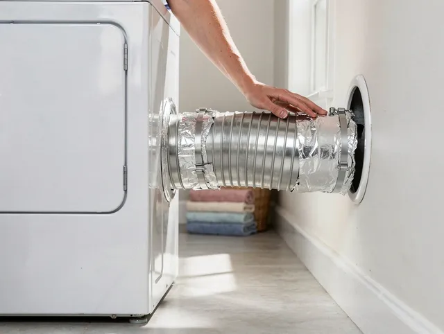 Professional dryer vent hose installation by West Carson Dryer Vent Cleaning in West Carson